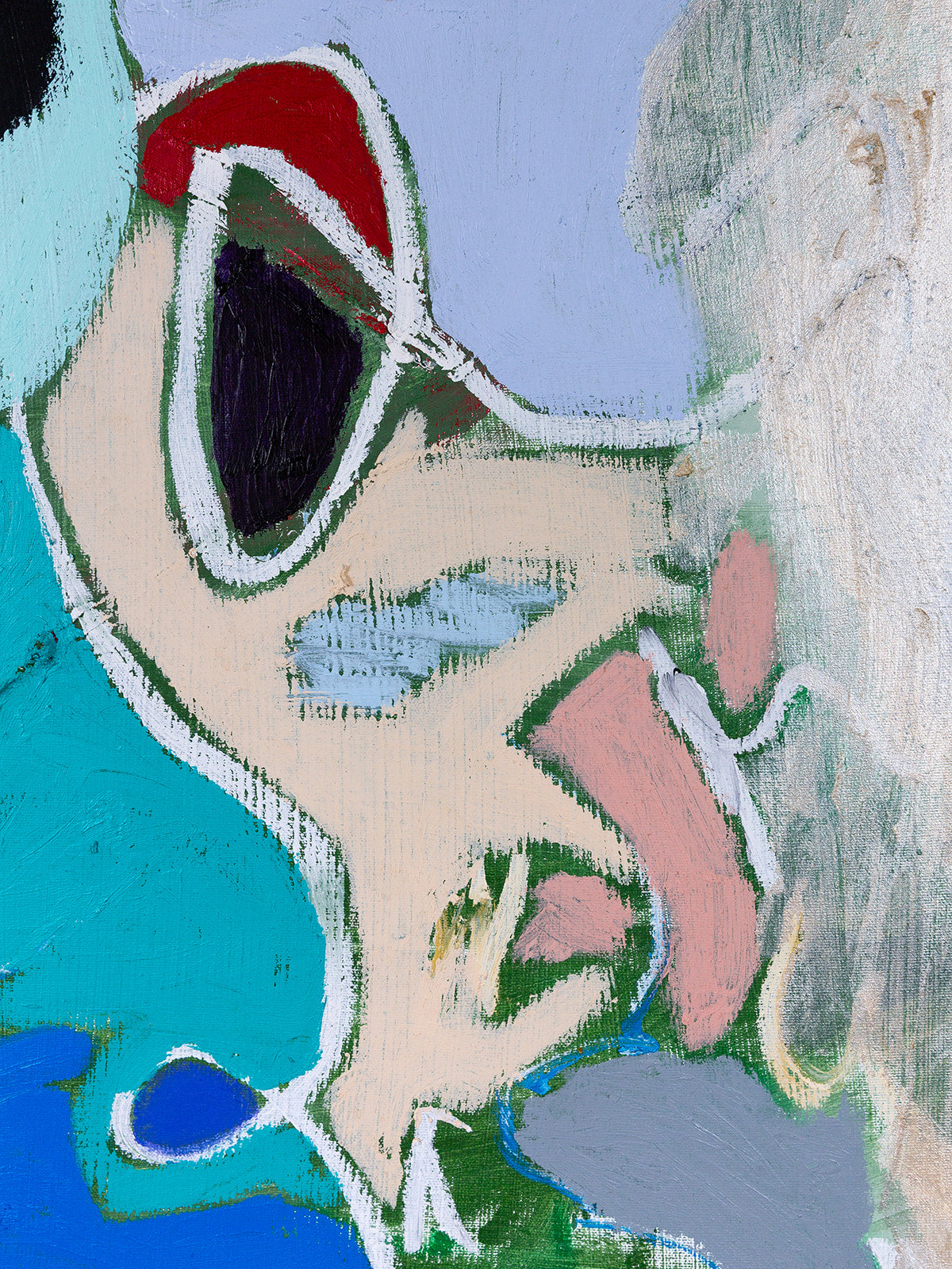 "inner knowing" (2021) — oil stick on canvas