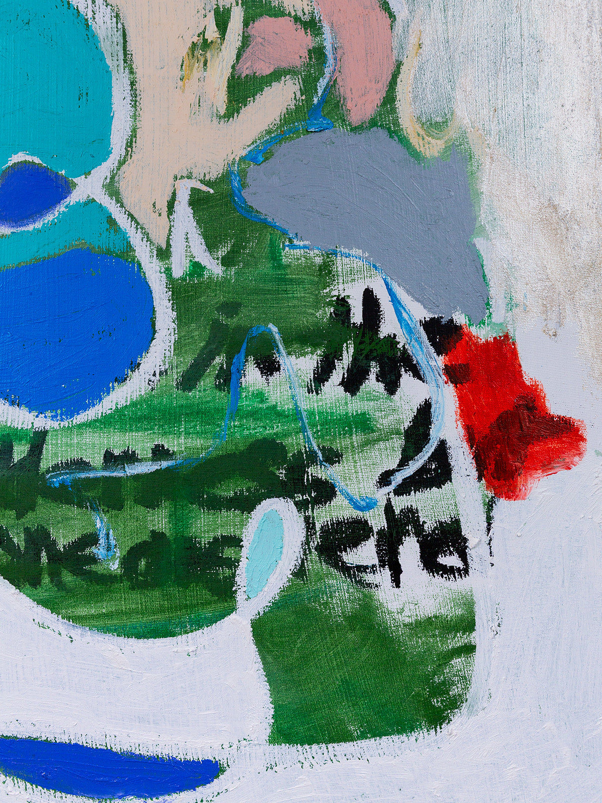"inner knowing" (2021) — oil stick on canvas